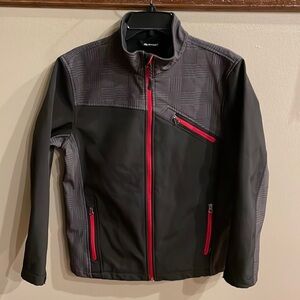 SNOZU youth boy’s performance jacket fleece lining snowboard mid weight L 14-16